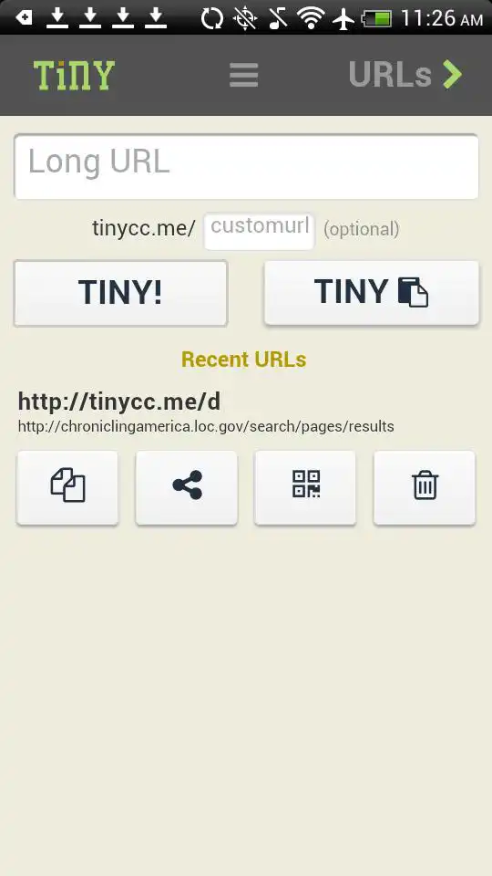 Play Tiny | URL shortener +QR codes